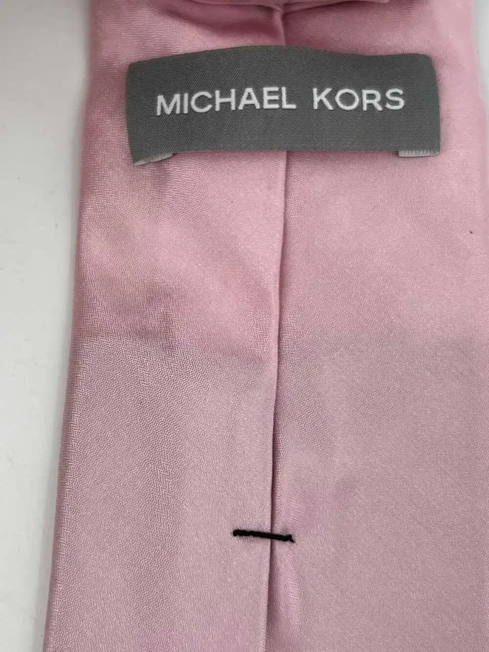KORS Michael Kors Pink Silk Tie | OS Regular Formal Accessory
